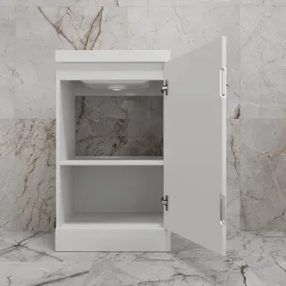 Напольная тумба под раковину Style Line Моно ЛС-00002450 50 см белый софт